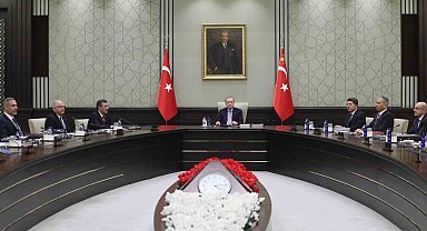Cumhurbaşkanı Recep Tayyip Erdoğan başkanlığındaki yılın ilk Milli Güvenlik Kurulu toplantısı Beştepe'de başladı.