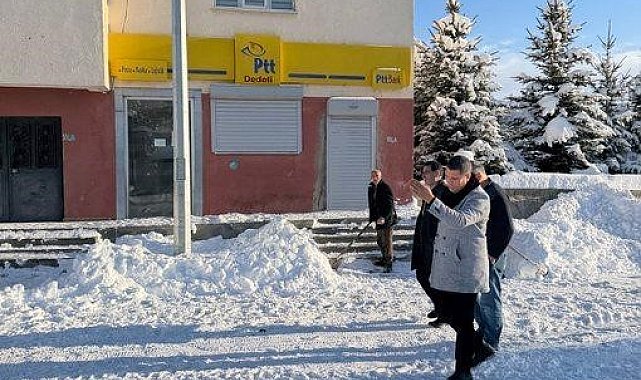 Dedeli Belediyesi kar temizleme çalışmalarını tamamladı