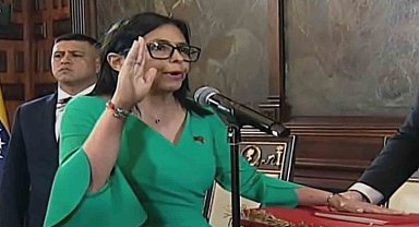 Delcy Rodriguez, Venezuela'nın geçici Devlet Başkanı olarak yemin etti