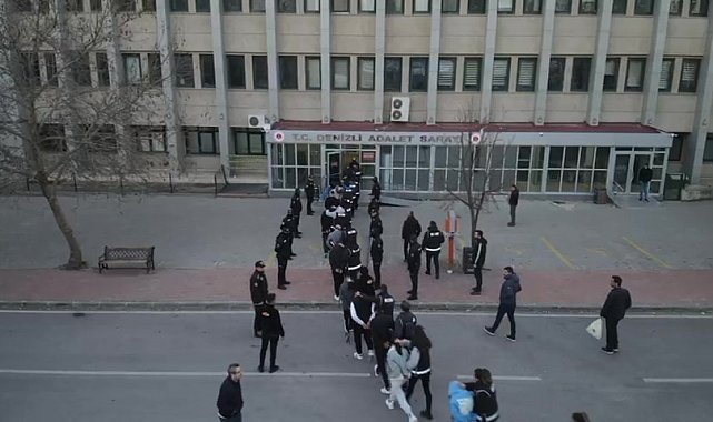Denizli'de 31 üyesi tutuklanan suç örgütüne 2. dalga operasyon: Gözaltına alınan 17 kişiden 12'si tutuklandı