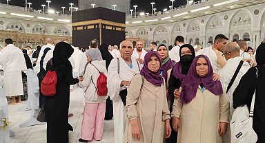 Denizlili umreciler Mekke'de ilk umre ibadeti gerçekleştirildi