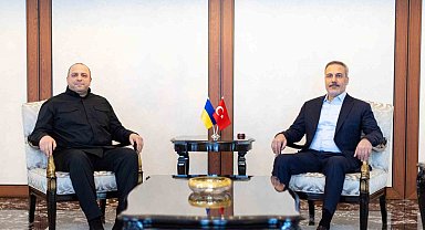 Dışişleri Bakanı Fidan, Ukrayna Milli Güvenlik ve Savunma Konseyi Sekreteri Umerov ile görüştü