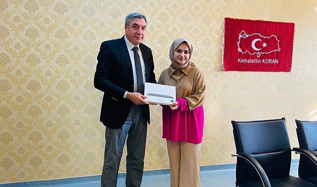 Diyadin'de gençlere tablet desteği