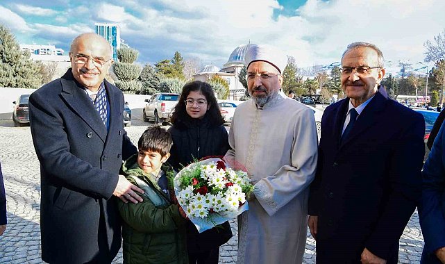 Diyanet İşleri Başkanından Başkan Er'e cami teşekkürü