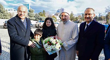 Diyanet İşleri Başkanından Başkan Er'e cami teşekkürü