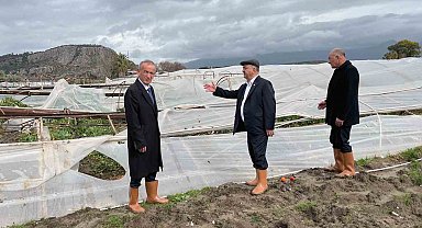 Dolu ve hortumun vurduğu Seydikemer'de oda başkanlarından destek çağrısı