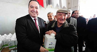 Don zararına karşı Manisa Büyükşehir'den üreticiye destek