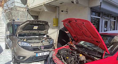 Dondurucu soğuklar araçları çalıştırmadı