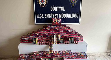 Dörtyol'da; maytap, havai fişek, meşale satışı yapanlar denetlendi