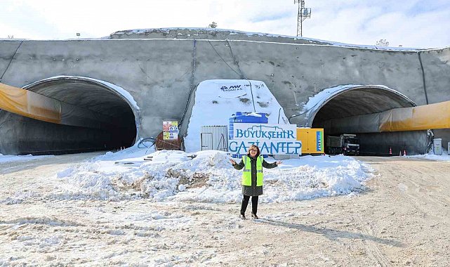 Dülük-OSB Tüneli'nin dörtte biri tamamlandı