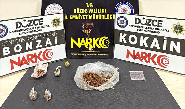 Düzce'de uyuşturucu operasyonu: 3 şüpheli adliyeye sevk edildi