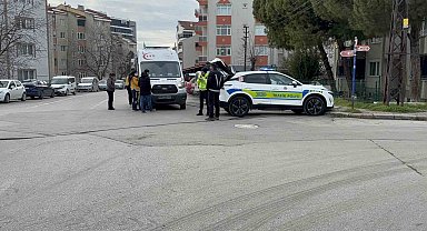 Edirne'de otomobil ile motosiklet çarpıştı: 1 yaralı