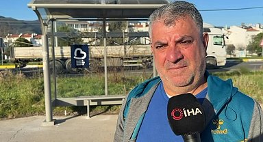 Edremit'te bir babanın kızı ıslanmasın diye yaptığı durak belediyeyi harekete geçirdi