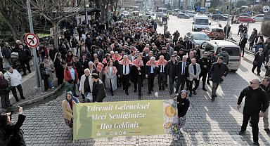 Edremit'te "Geleneksel Zeytin Hasat Sonu Meci Şenliği" coşkuyla başladı