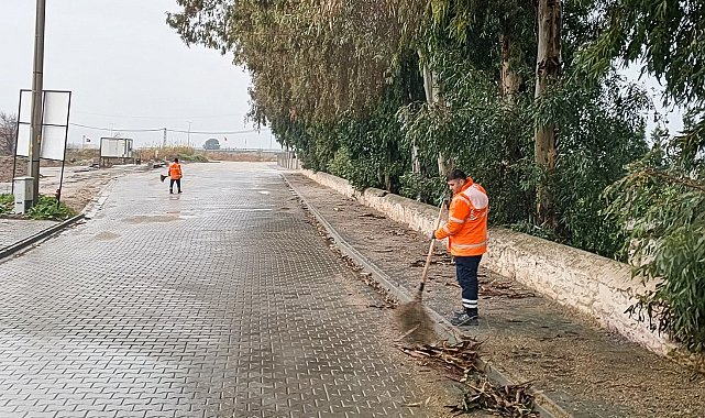 Efeler Belediyesi'nde yağmur mesaisi