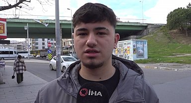 Ehliyet sınavından 7'inci kez kalan genç ortalığı birbirine kattı; o anlar kamerada