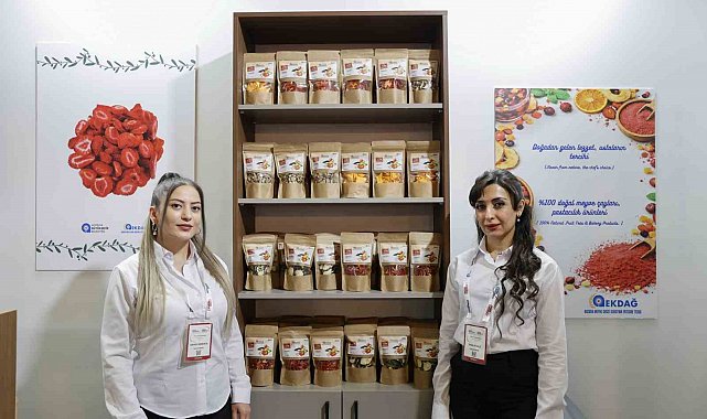 EKDAĞ'ın kurutma tesisinde üretilen ürünler fuarda tanıtıldı