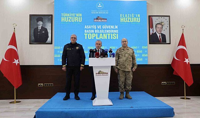 Elazığ'da 2025 güvenlik bilançosu: Suç oranları düştü, 41 milyon TL ceza uygulandı
