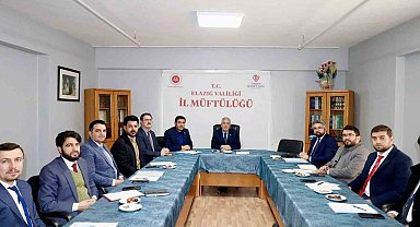 Elazığ'da ilçe müftüleri bir araya geldi