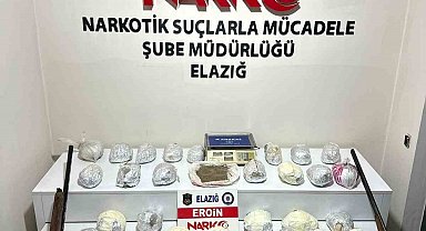 Elazığ'da uyuşturucu tacirlerine büyük darbe: 4 gözaltı