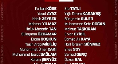Elazığspor'da Antalya kampı kadrosu belli oldu