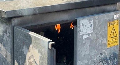 Elektrik panosundaki yangın korkuttu