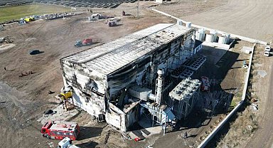 Elektrik üretim tesisinde çıkan yangın kontrol altına alındı