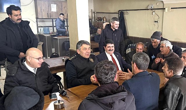 Emniyet Müdür Karaburun'dan, Köprüköy'de 'Huzur toplantısı'