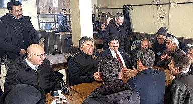 Emniyet Müdür Karaburun'dan, Köprüköy'de 'Huzur toplantısı'