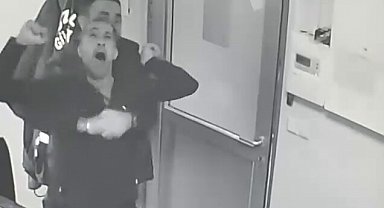 Engelli çalışan, güvenlik görevlisinin heimlich manevrasıyla hayata tutundu