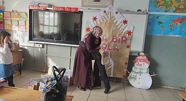 Erciş'te öğrencilerin karne sevinci