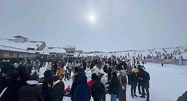 Erciyes'te sömestirin ilk gününde yoğunluk
