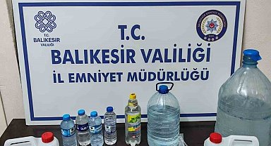 Erdek'te kaçak içki operasyonu