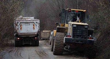 Erdemli Köyü'nde heyelana hızlı müdahale