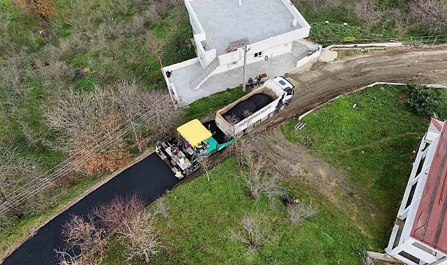 Erenler'de 6 kilometrelik asfalt mesaisi