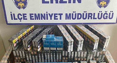 Erzin'de araçtan 510 paket gümrük kaçağı sigara çıktı