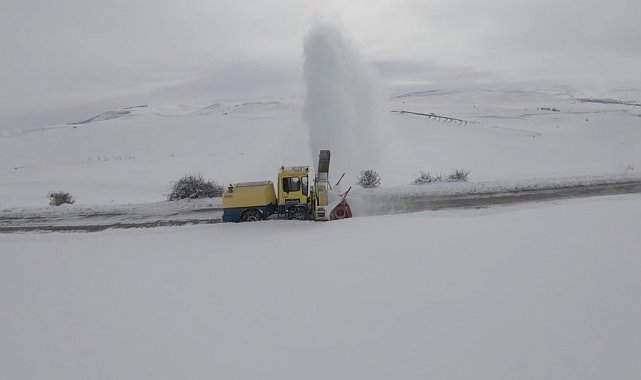 Erzincan'da 51 köy yolu ulaşıma kapandı