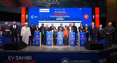 Erzurum'da TOKİ kuraları çekildi