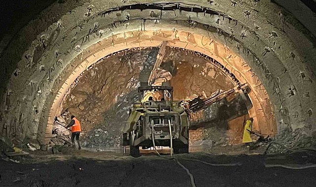 Erzurum'da tünel çalışmaları devam ediyor