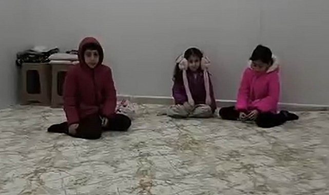 Eşi cezaevine giren kadın çocuklarıyla birlikte hastane mescidine sığındı