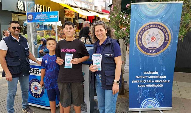 Eskişehir'de 1 yılda 65 bin 82 vatandaş siber suçlarla ilgili bilgilendirildi