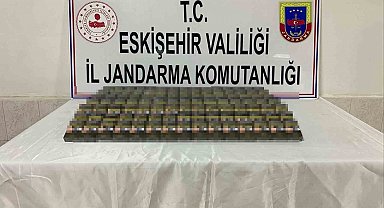 Eskişehir'de 187 paket gümrük kaçağı sigara ele geçirildi