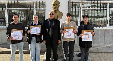 Eskişehir'de başarı altınla ödüllendirildi