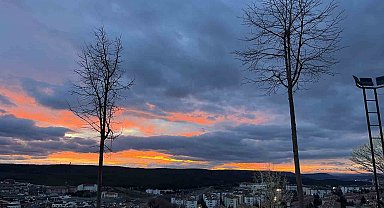 Eskişehir'de gün batımı görsel şölen sundu