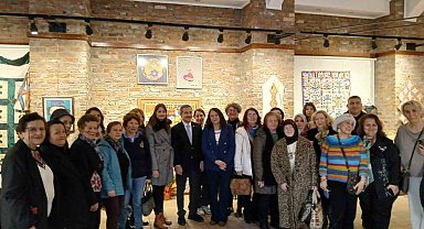 Eskişehirli 'Kırkyama' eğitmenleri 'Kırkyama' adlı sergi açtılar