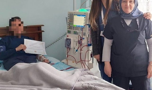 Evde hemodiyaliz uygulaması Kütahya'da başladı