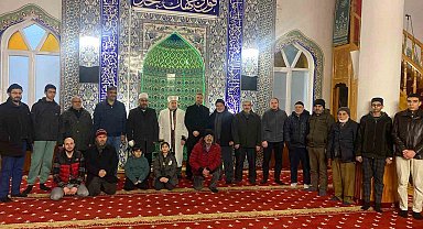 Evliya Çelebi Camii'nde sabah namazı buluşması gerçekleştirildi