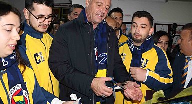 Fenerbahçe Başkanı Saran, Alanya'da kütüphane açılışına katıldı