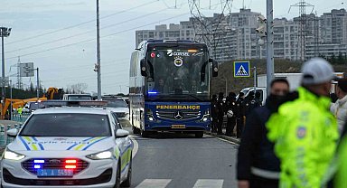Fenerbahçe, Süper Kupa finali için stada geldi