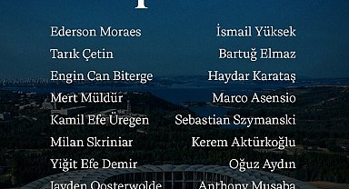 Fenerbahçe'nin, Samsunspor maçı kamp kadrosu belli oldu